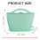 Convenient Silicones Sterilizer Bag Kitchen-Light Grey 1000ml 3