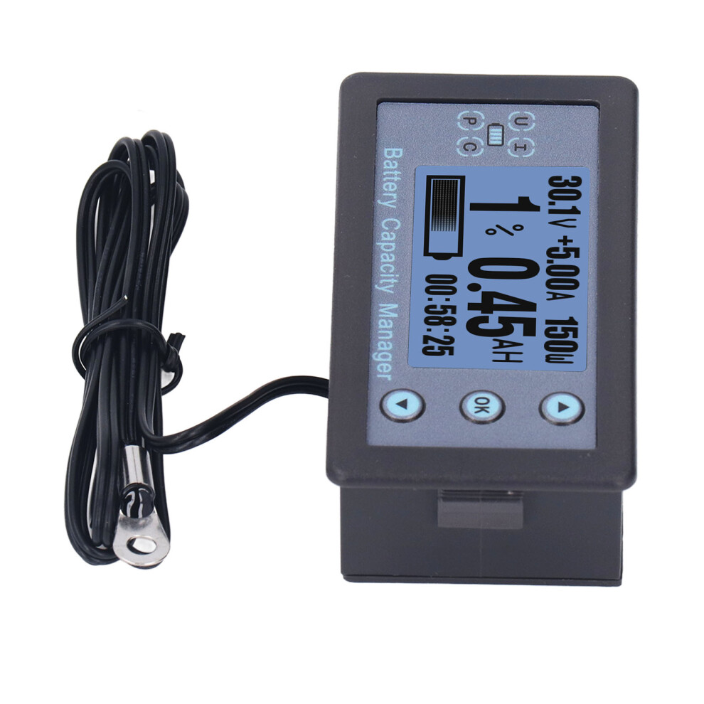 High Accuracy Lcd Smart Battery Monitor 120V 500A Capacity & Voltage Tester 3631349492132
