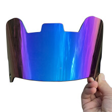 Football Helmets Eye Shield Clear Scratch-colorful blue
