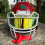 Football Helmets Eye Shield Clear Scratch-colorful blue 5
