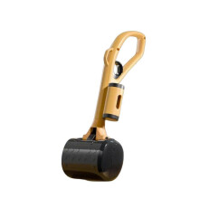 (Yellow) Convenient Dog Pooper Scooper Poop Pickers with Poop Bag Holder Pet Waste Scooper Outdoor Poop Grabber Pet Walking Supply Yellow
