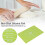 64x45cm Silicone Baking Mat with Scale - Non-Stick, High Temp Resistant, Green 9