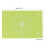 64x45cm Silicone Baking Mat with Scale - Non-Stick, High Temp Resistant, Green 1