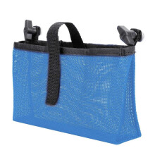 (Blue) Light Weight Boats Hanging Mesh Pouch Nylon Marine Boats Mesh Bag Yacht Canoes Accessories Storage Mesh Pouches Easy Carry  Red