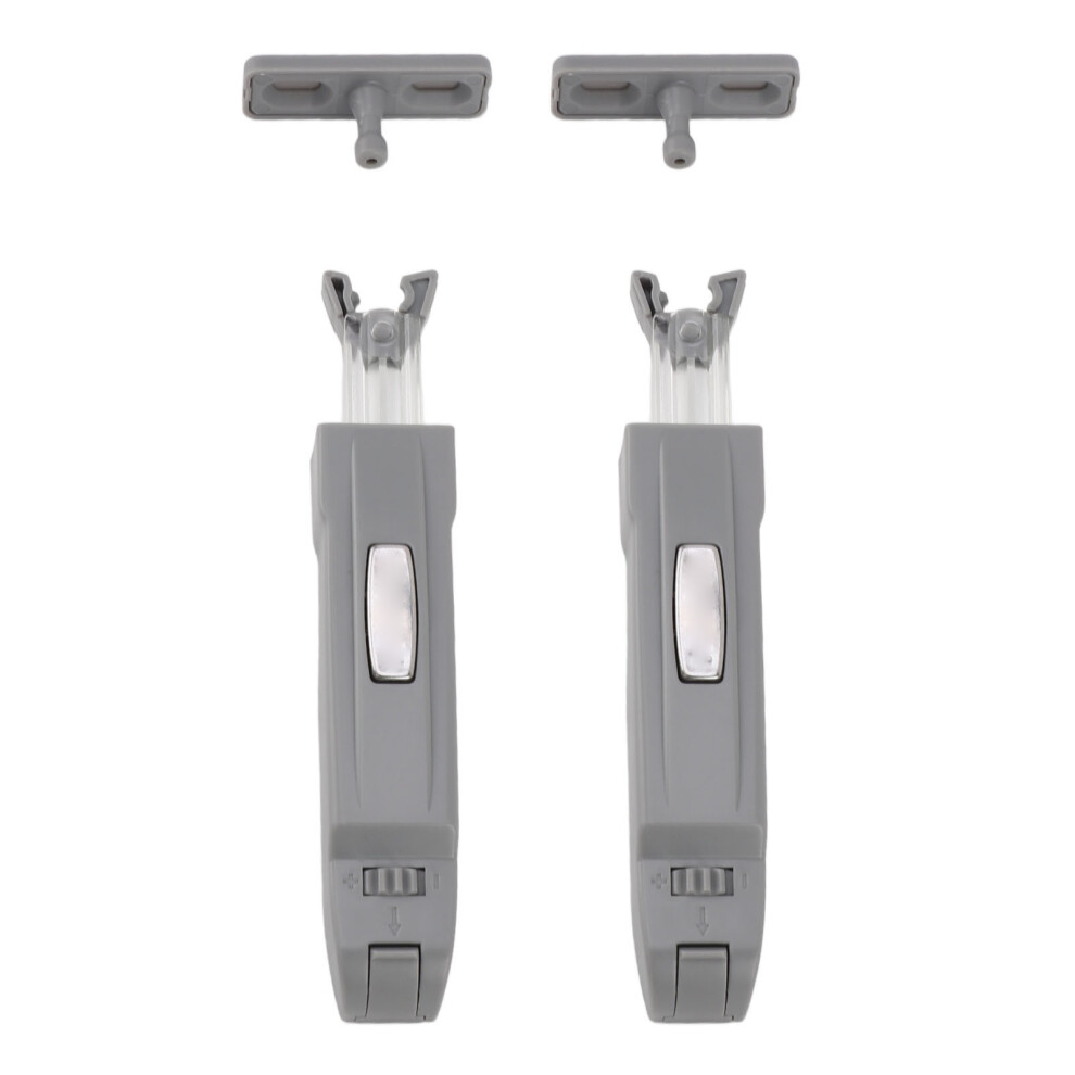 2 Pcs Abs Auto Rebound Cabinet Latches For Lockers Cupboards Door Closets 7901349493658