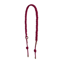 (Claret) Stylish Replacement Belt Braided Rope Shoulder Strap 60cm-120cm Bag Strap Easy to Use Armpit Bag Replacement Strap Yellow