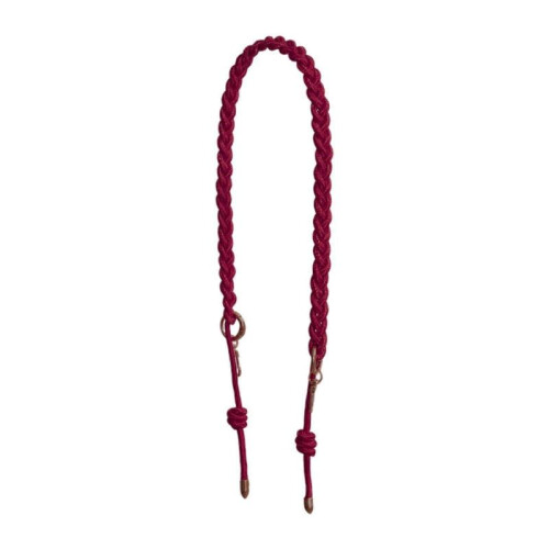 (Claret) Stylish Replacement Belt Braided Rope Shoulder Strap 60cm-120cm Bag Strap Easy to Use Armpit Bag Replacement Strap  Yellow
