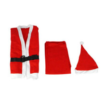 (M) Christmas Santa Costume Suit Accessories Santa Costume for Men Women Kids Comfortable Santa Costume Outfits  XL