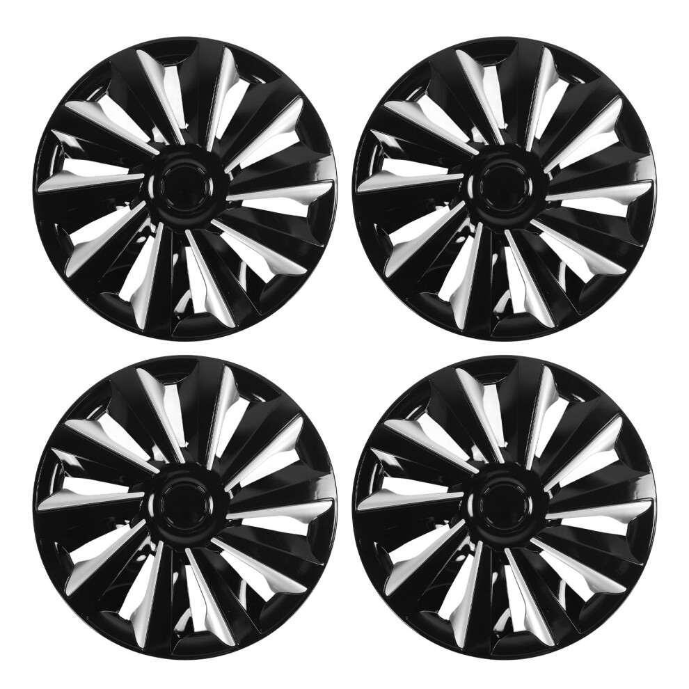 4Pcs Hubcap Wheel Cover Snap On Universal 15In 8320539299532