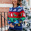 (M, Blue) Women's Knitted Christmas Pattern Sweater Crewneck Long Sleeve Pullover Sweater  Blue XL 4