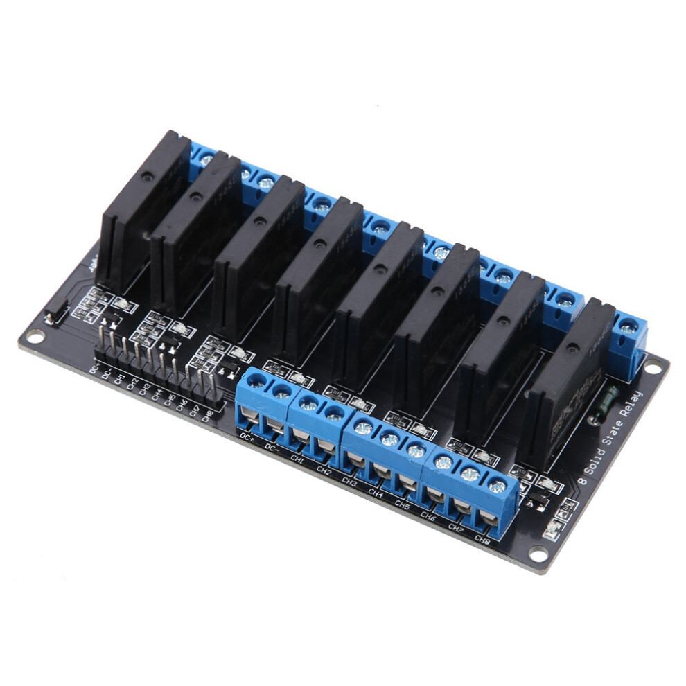 5V 8 Channel Solid State Relay Module with Fuse
