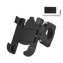 (C1) Adjustable Bike Phone Mount Stand NonSlip Universal Bike Motorcycles Handlebars Phone Mount Clip Easy to Install