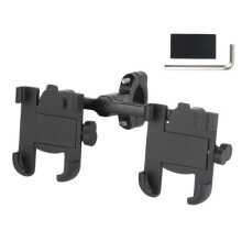 (C2) Adjustable Bike Phone Mount Stand NonSlip Universal Bike Motorcycles Handlebars Phone Mount Clip Easy to Install