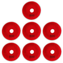 (500) 7Pcs 4inch Metal Infused Wet Grinding Pad Set For Professional Marble Tile Polishing Stone Restoration Grinding Discs