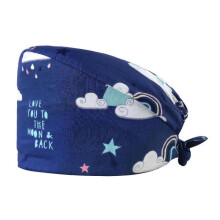 (12116) Unisex Medicals Scrub Hat Portable Patterned Nurse Hat Multipurpose Medicals Hat for Nurses and Doctors 12091