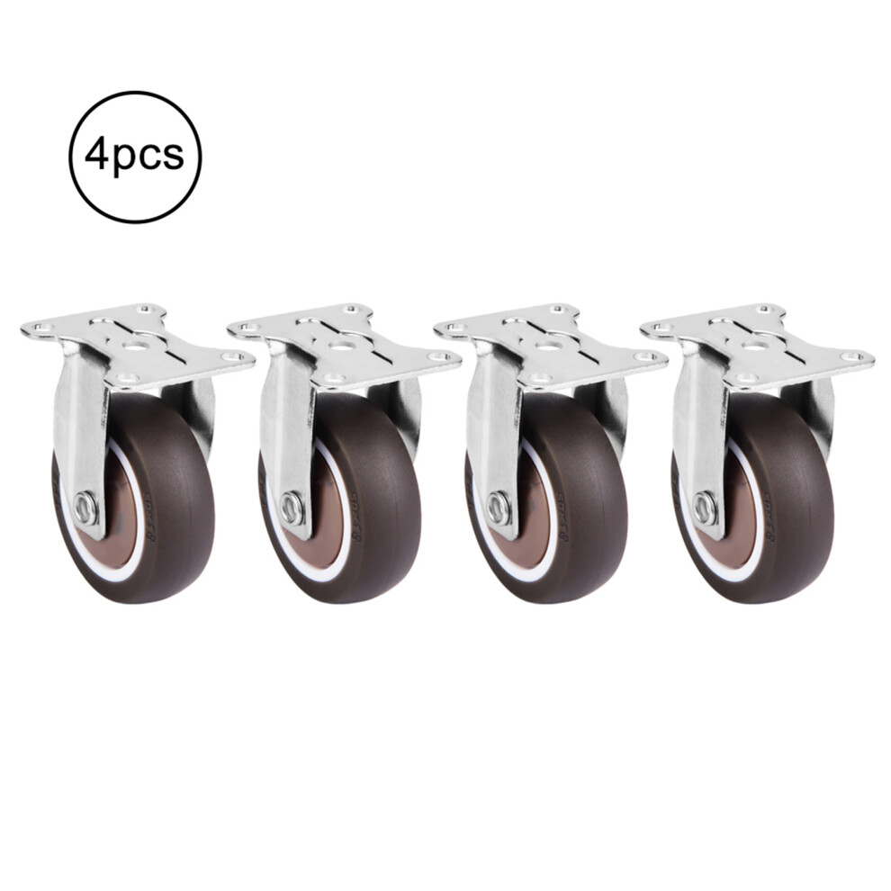 4Pcs 2in TPE Rubber Removable Mute Chair Fixed
