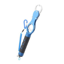 (Blue) Fishes Lip Gripper with Scale Fishes Grabber Clip Controllers Clamps Fishes Control Tackle Tool Fishing Accessorys Easy to Use Red