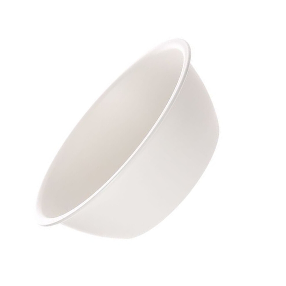 Round Thickened Plastic Face Wash Basin Creamy White Â 300G 9451349499030
