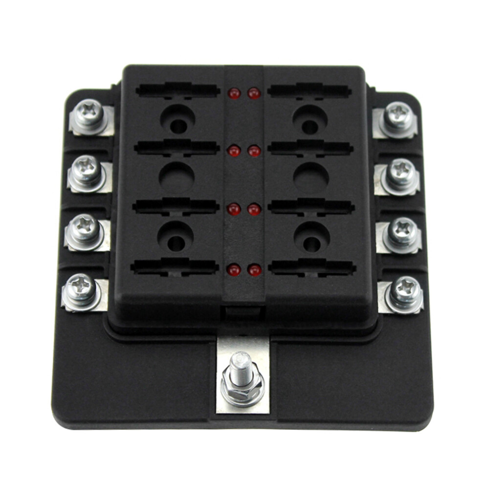 8 Way Blade Fuse Box Holder Fuse Blocks With Led 8320539302089