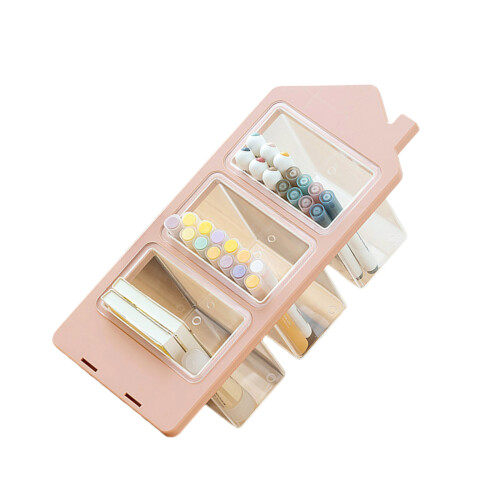 Practical Pen Holder for Student Pen Organisers Pencil-Pink