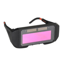 (Black, 1pc) Automatic Dimming Welding Goggles, Multipurpose Welding Glasses, Anti-glare Arc Goggles, Universal Safety Glasses for Welding, Soldering