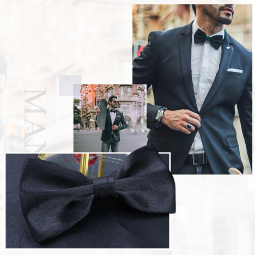 Trendy Portables Tie Minimalists-Black glossy double 1
