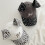 Distressed Leopard Pattern Dog Ear Caps Cotton Adjustable-Gray 7