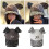 Distressed Leopard Pattern Dog Ear Caps Cotton Adjustable-Gray 3