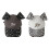 Distressed Leopard Pattern Dog Ear Caps Cotton Adjustable-Gray 2