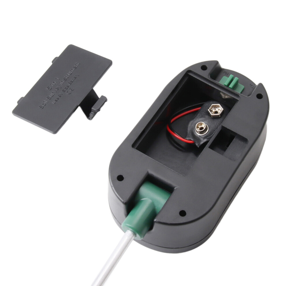 Soil Ph Moisture Light Temperature Tester 5-In-1 Digital Meter 5061349502063