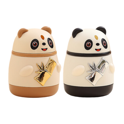 Automatic Toothpick Holder Panda Toothpick Dispenser-Black 1