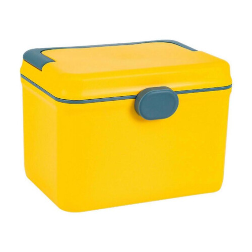 (Yellow) Multi-functional for Pill for Case Plastic First Aid Kit Container Medicine Stor  Yellow