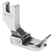 F503 Metallischer Schrägkanten-Bernadel-Verschluss-Fuß für Nahtmaschinen