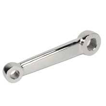 Heavy Duty Steel Pitman Arm, 6 1/4in Center Hole, Polished Finish