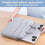 (Black) 2Pcs Adjustable Laptop Stand for Desk Ergonomic Foldable Portable Risers Holder Mount for Computer Notebook Tablets  Silver 2