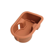 (Orange) Easy Installation Car Water Cup Holder Insert Center Console Cup Holder Insert Automotive Accessories for AITO M9 2024
