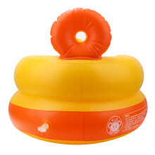 Gelber Gänseblümchen-Aufblasbarer Baby-Sessel, PVC 0,25 mm, 60 kg, 50x50x50 cm