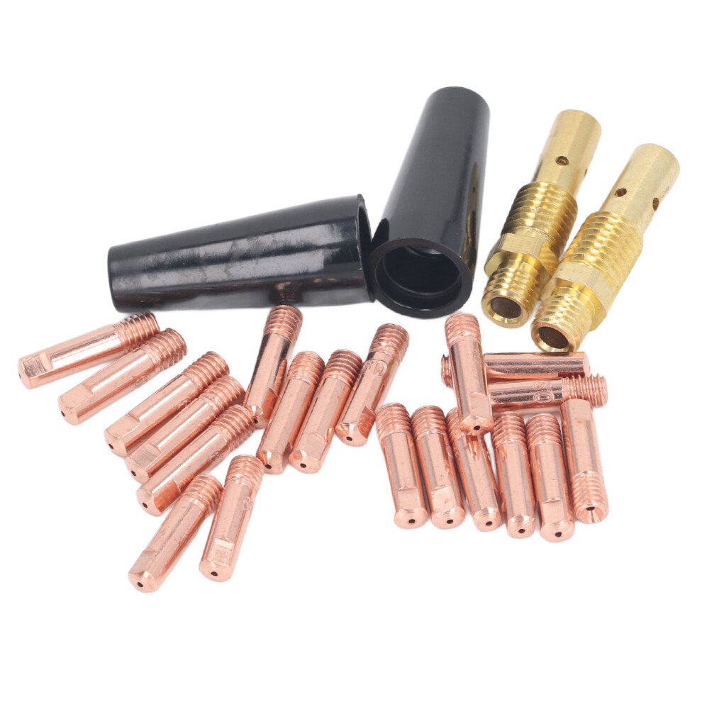 24Pcs Mig Welding Gun Equipment Kit Includes 15Ak Tip Nozzle Diffuser 9381349507599