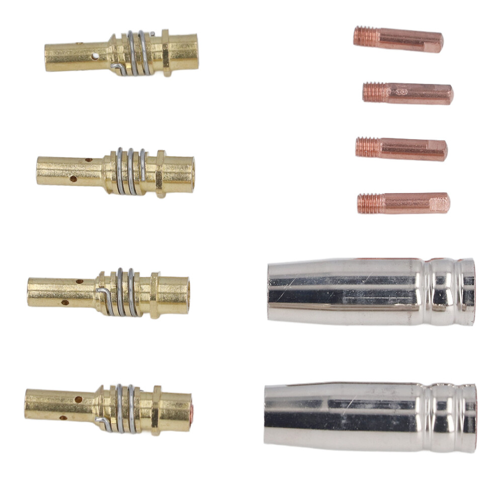 Mig Welding Nozzle Copper Tips Rods Kit For 15Ak Torch Replacement 9451349507605