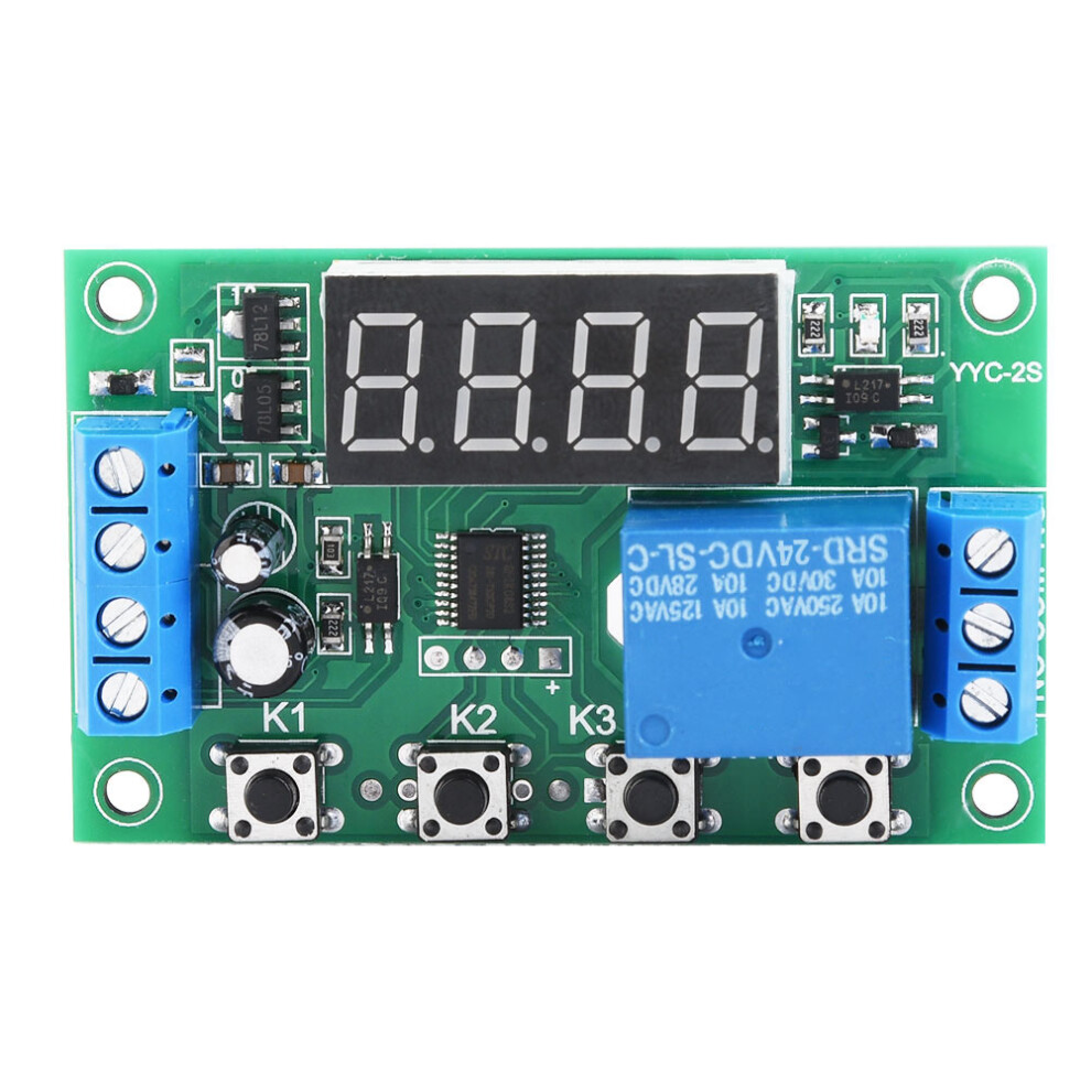 LED Display Adjustable Timer Relay Automation