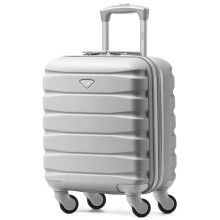 (Silver, 45x36x20cm (Set of 2)) 45x36x20cm easyJet Free Underseat Cabin Bag Maximum Dimension - Approved with easy Jet bag sizer. Approved for 100+ Airlines