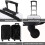 (Medium 25") Flight Knight Hard Shell ABS Medium, Large Check-In And Carry On Suitcases - SAFIR - White/Black 6