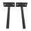 2pcs Wall Mounted Weight Plate Holder Wall Weight 8