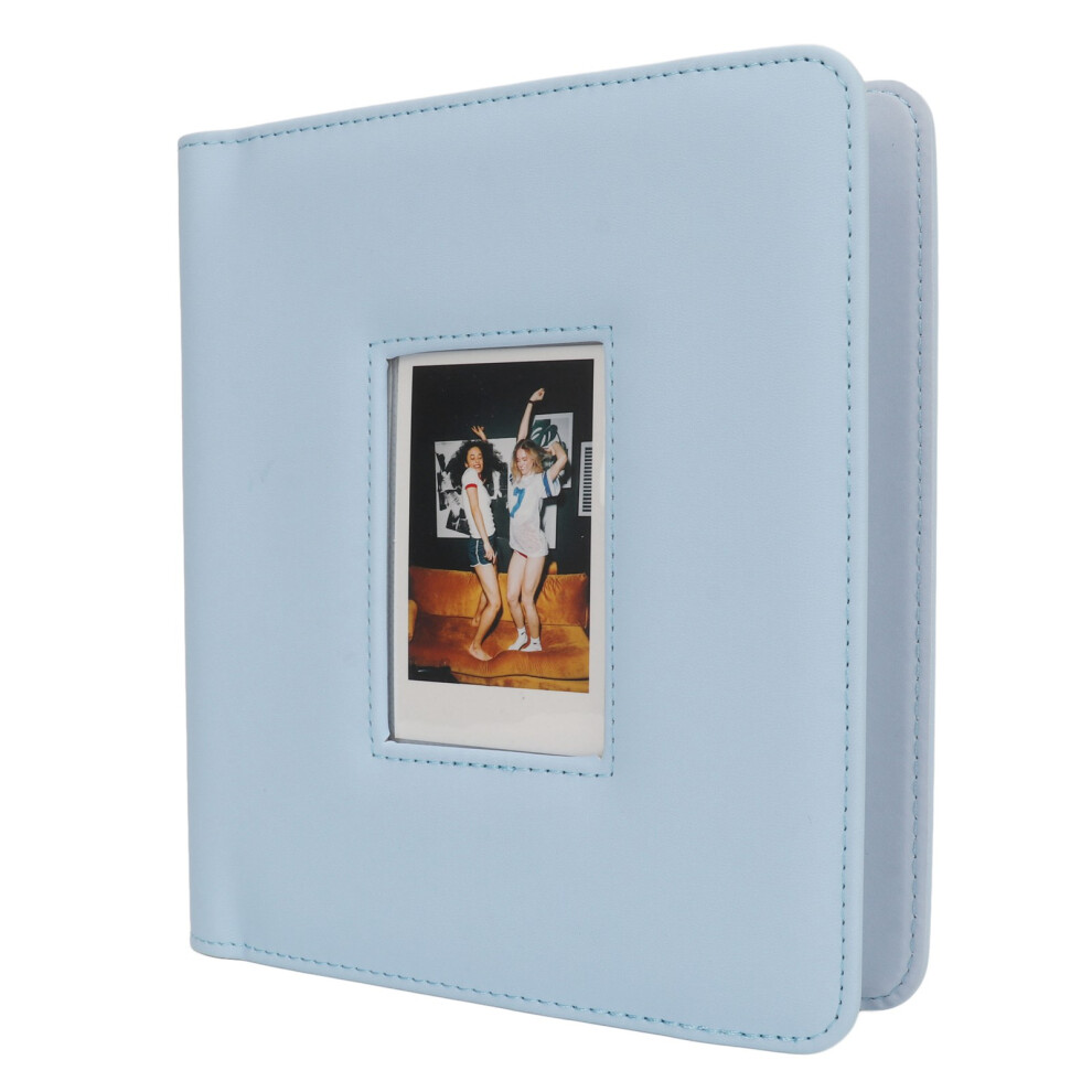 Instant Photo Album 288 Pockets 2X3 Pu Leather Binder For 3In Photos Blue 7901349509168