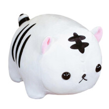 (Big white tiger) Cute Cartoon Tiger Plush Pillow for Kindergartens Game Rooms Gifts for Birthday Valentine Christmas Skin-friendly