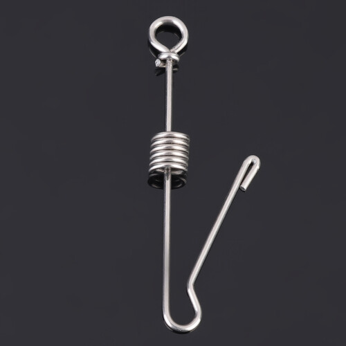 Bird Training Foot Chain for Parrots Stainless Steel Ring Medium Size 2
