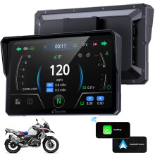 Carpuride W702BS carplay motorcycle screen for BMW Moto,Native Wonder Wheel