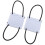 2PCS Diving Weight Plate with Strap Diving Back 6