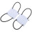 2PCS Diving Weight Plate with Strap Diving Back 9