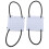 2PCS Diving Weight Plate with Strap Diving Back 4